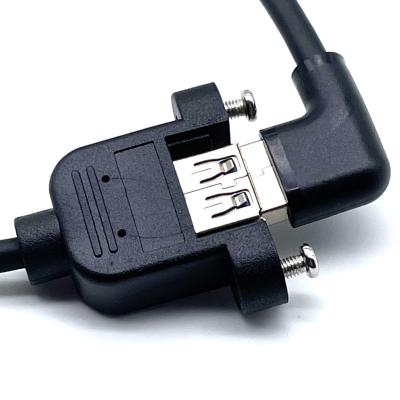 Chine Cable d'extension de port de montage de type A de type mâle à femelle avec câble de recharge rapide à vis verrouillée à vendre