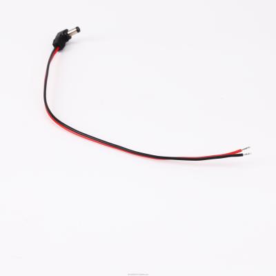 China Conector masculino de codo Extensión de cables de carga de CC Cable de audio en venta