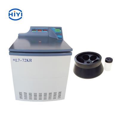中国 HYR72C フロア 低速 大容量 冷蔵型遠心分離機 RCF値を自動的に計算する 販売のため