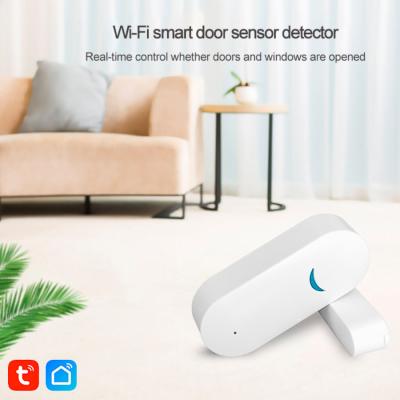 China White WIFI Independent Wireless Door and Window Alarm for sale