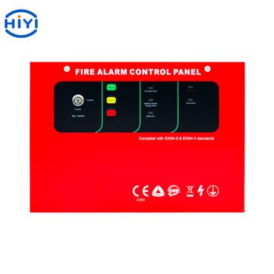 China Wireless 2 Zone En54 24vdc Conventional Fire Alarm Control Panel for sale