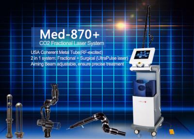 China Vertical RF Tube Fractional Co2 Laser Body Beauty Machine for Acne Scar Removal for sale