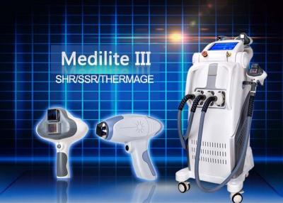 China ICE SHR IPL Hair Removal Wrinkle Removal Machine Pain Free SPT FCA for sale