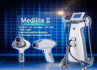 China OPT Permanent SHR Hair Removal Machine , Vertical  Multifunction Beauty Machines for sale
