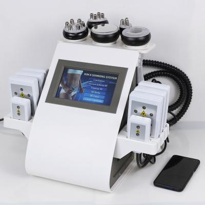 China Ultrasound Pads Lipolaser Slimming Beauty Machine Body Sculpting Vacuum Cavitation System for sale