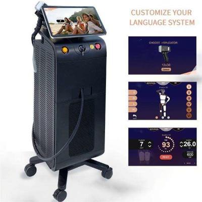 China Ice Titanium Pain Free Diode Laser Hair Removal Machine Price for sale