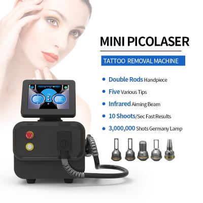 China Mini Q Switched Laser Tattoo Removal Equipment Smart Design for sale