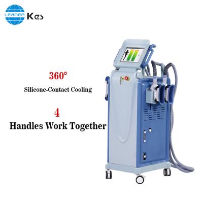 China Non Invasive Cryolipolysis Machine Fat Freezing For Body Slimming with 4 handle for sale