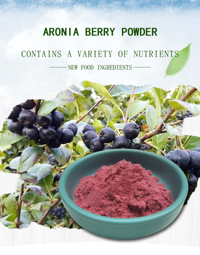 99% Fruit And Vegetable Powder Supplement Black Chokeberry Powder 0
