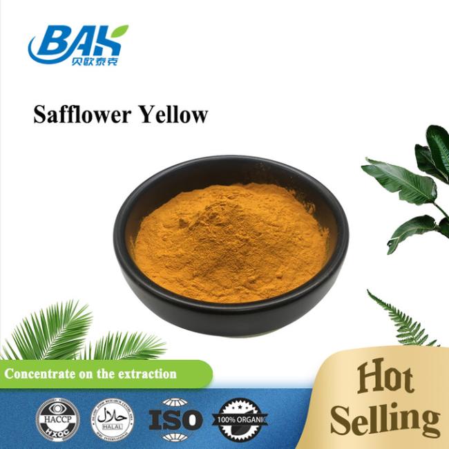 Food Grade Yellow Safflower Powder Natural Food Additives Water Soluble 0