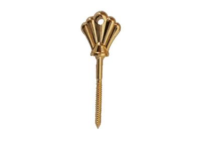 China Gold 1# Coffin Screw Coffin Fittings Casket Surface Decoration For Casket Fastening for sale