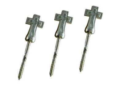 China Cross Model Casket Hardware Wholesale Matching Bracket , Screw Coffin Fittings Suppliers for sale