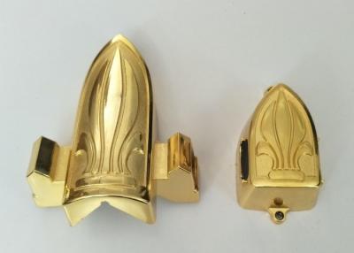 China Religious Small Coffin Accessories , Honored Gold Coffin Corners for sale