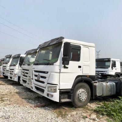 China Customize Second hand 371 420hp howo a7 tractor truck 6x4 Used Howo Tractors Trucks Head for sale