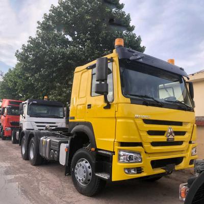 China Hot Sale Factory 10 Wheeler Sinotruck Tractor Used Howo Trailer Head 6x4 371hp Tractor Truck Prime Mover for sale