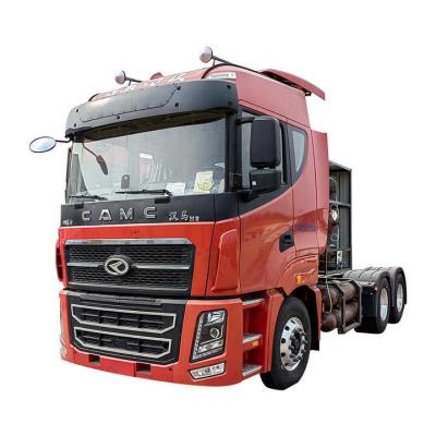 China CAMC Used Hanma H9 6x4 CNG Tractor Truck Head Natural Gas 40 Ton Towing Design Tractor Truck for Sale for sale