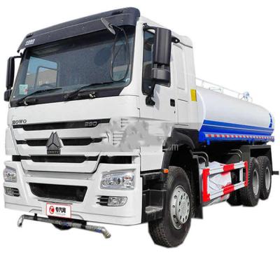 China 20000l 6x4 Water Tank Truck With Bowser And Sprinkler for sale