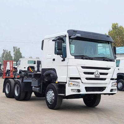 China heavy duty cheap sinotruk used howo tractor truck 6x4 trailer head truck 371hp 375hp for sale for sale