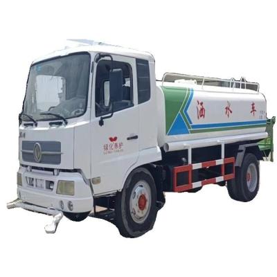 China used Dongfeng 4x2 water tank truck with water spray sprinkler for street cleaning Sprinkler Truck for sale