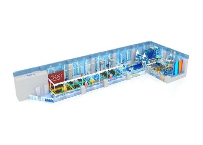 中国 Ice Themed Indoor Commercial Play Equipment Custom Kids Playground For Play Center 販売のため