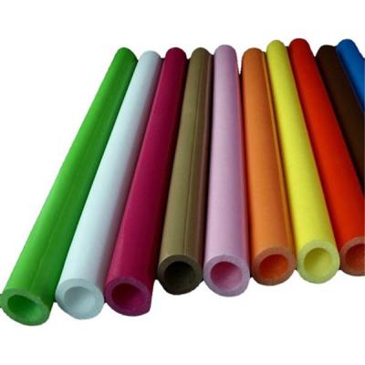 China Indoor EPE PVC Protective Foam Padding Tube 2.5m For Trampoline for sale