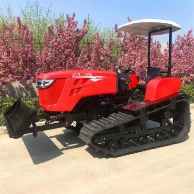 China Diesel Engine 120 Horsepower Small 4 Wheel Drive Garden Tractor With Rotary Tiller for sale