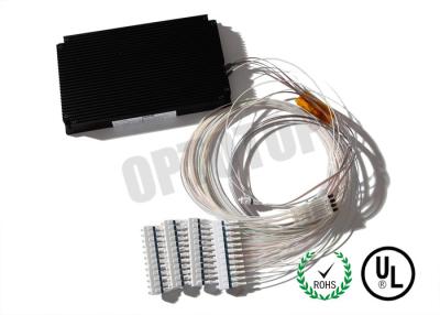 China 0.9 mm LC UPC Multimode Fiber Coupler 1 * 48 Port / Fibre Optic Splitter for sale