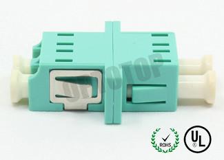 China OM2 2F Fiber Optic Adapter , PC / LC Duplex Connector Multimode For System Interconnection for sale