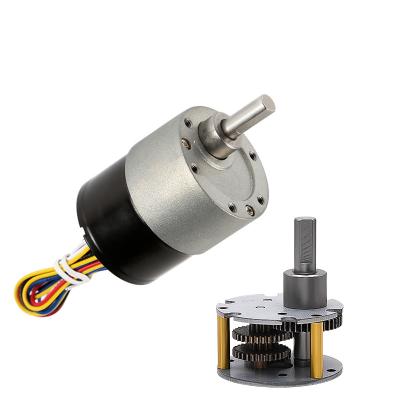 China 12VDC DC Worm Gear Motor Miniature Large Torque Brushless Electric Motor for sale