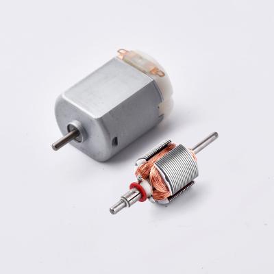 China Micro Dc Electric Brushed Motor With Carbon Brush For Hair Dryer Intelligent Hobby Car for sale