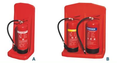 China OEM ODM Plastic Fire Extinguisher Base Stand Floor Or Wall Mounted for sale