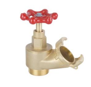 China Brass Hydrant Landing Valve Fire Fighting 2.5 Inch Anti Corrosion for sale