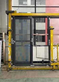 AS100 Series sliding door profile detail
