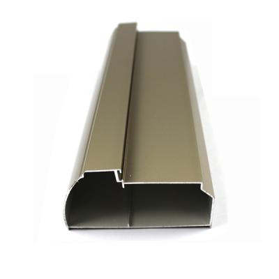 China Champagne Color Aluminum Curtain Wall Profile T5 For Building Materials for sale