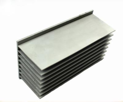 China Natural Silver Extruded Aluminum Heat Transfer Plates With Conducts Heat Well for sale