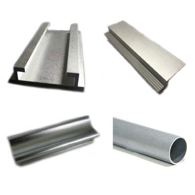 China T6 CNC Silver Sand Blasted Anodized Aluminum Profiles for sale