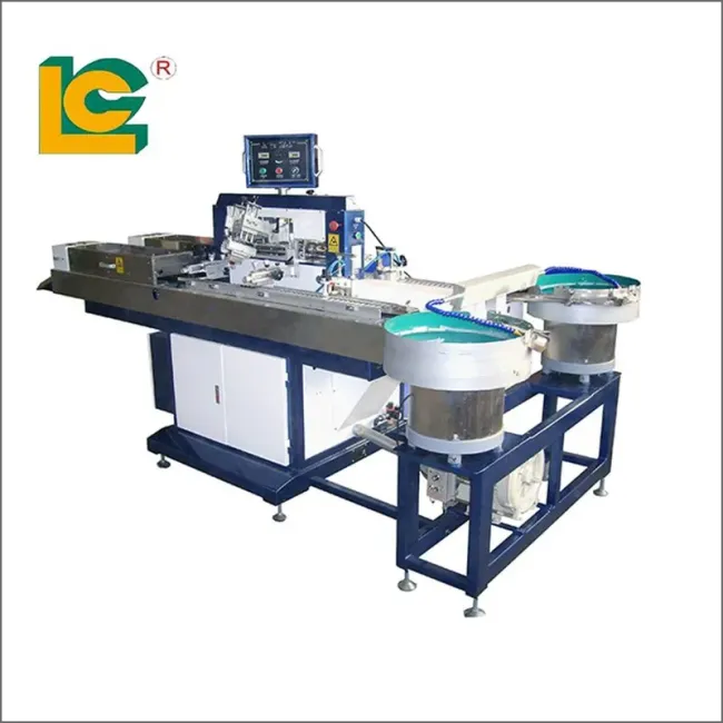 LC PLC-Controlled Fully Automatic UV Screen Printing Machine for Small Diameter Medical Test Tubes