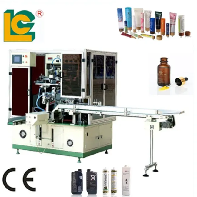 Advanced Fully Automatic Screen Printing Machine for Glass Containers