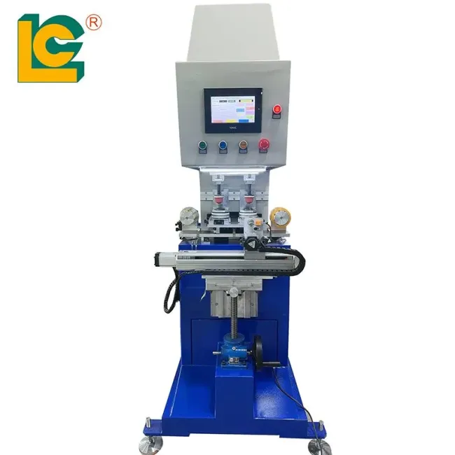 2 Color Electric Pad Printing Machine with Full Servo Motor Plastic Product Pad Printer
