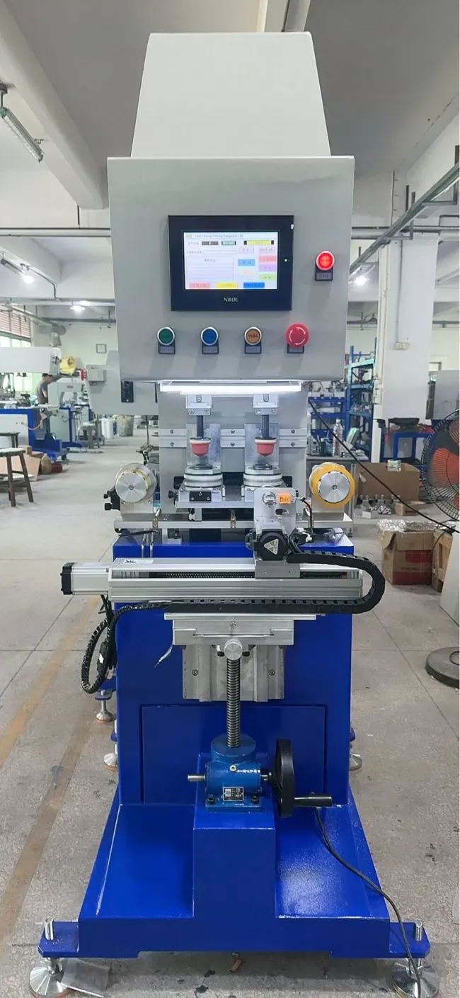 2 Color Electric Pad Printing Machine with Full Servo Motor Plastic Product Pad Printer