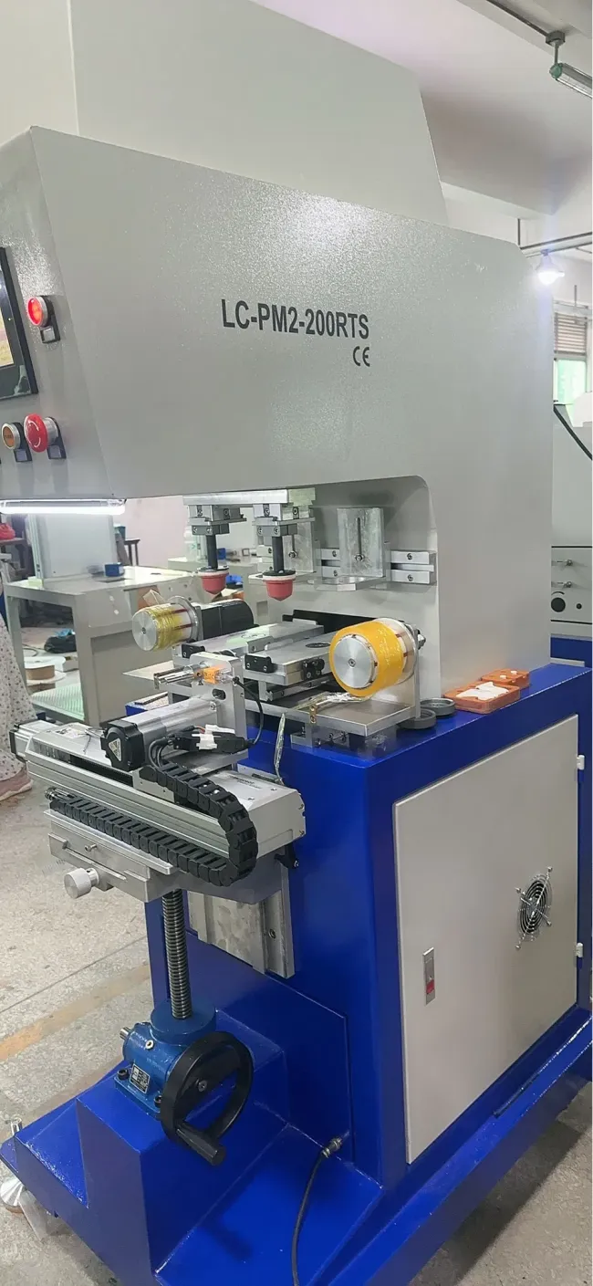 2 Color Electric Pad Printing Machine with Full Servo Motor Plastic Product Pad Printer