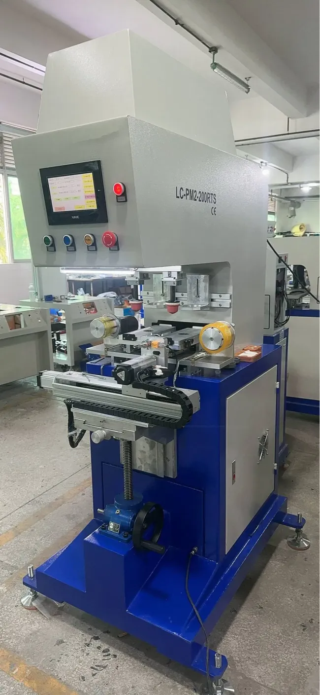 2 Color Electric Pad Printing Machine with Full Servo Motor Plastic Product Pad Printer