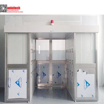 China Roller Door / Sliding Door Air Shower Room Cargo Air Shower Cleanroom for sale
