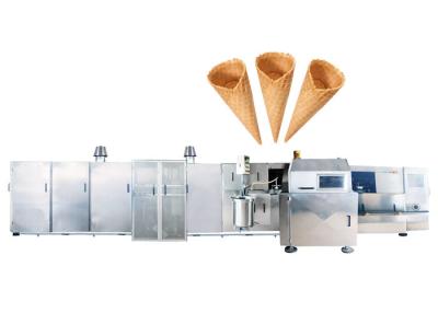 China High Speed Roller Sugar Cone Production Line , Ice Cream Production Machine With Star - Reel System for sale