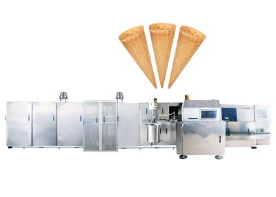 China Custom Roller Sugar Cone Production Line / Industrial Ice Cream Maker With Batter Tank And Pump System for sale