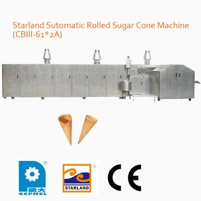 China Linha de produção de poupança de energia da bolacha, poder da máquina 1.5kW do procedimento de fabricação do açúcar à venda