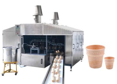 China Fully Antomatic Ice Cream Cone Machine With Fast Heating Up Oven 380V for sale