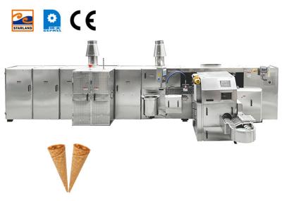China Industrial SS Sugar Cone Production Line Ice Cream Sugar Rolled Cone Baking Machine for sale