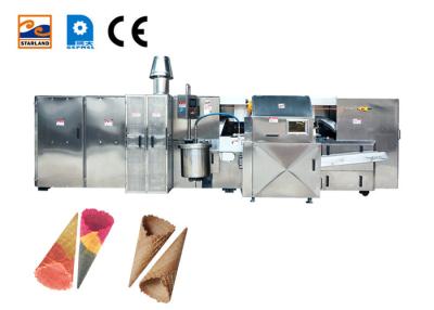 China PLC 14kg / Hour Sugar Cone Making Machine Egg Roll Forming Machine for sale