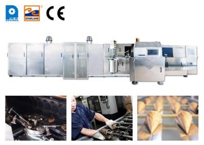 China o fabricante rolado 1.5kw do cozimento do cone do açúcar/automatizou a máquina de rolamento do cone de gelado à venda